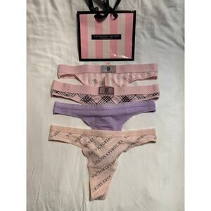 NWT Victoria’s Secret Thong Panty Lot – Size S – Mixed Styles